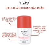 Lăn Khử Mùi Vichy Déodorant Detranspirant Intensif 72H