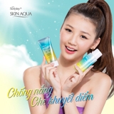Kem Chống Nắng Nâng Tone Skin Aqua Tone Up UV Essence Mint Green SPF50+ PA++++ 80g nội địa Nhật
