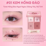 Phấn Mắt 4 Ô Colorkey Four Colour Eyeshadow Icecream