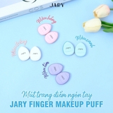 Mút Ngón Tay Jary Finger Makeup Puff - Set 2 Miếng