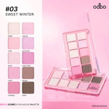 Phấn mắt 10 ô Odbo Iconic Thái Lan
