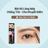 Bột Tán Chân Mày Siêu Mịn, Màu Sắc Tự Nhiên Kissme