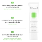 Kem chống nắng Cell Fusion C da dầu Advanced Clear Sunscreen 100 SPF50+ PA++++