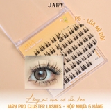 Lông Mi Cụm Có Sẵn Keo Jary Pro Cluster Lashes - Hộp Nhựa 6 Hàng