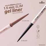 Gel kẻ mắt siêu mảnh Odbo 1.5mm. Slim Gel Liner