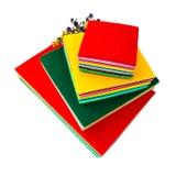 Combo vải nỉ, vải dạ 12 màu size 20x30cm