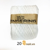 Sợi cotton bóng Fingering TRƠN