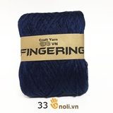 Sợi cotton bóng Fingering TRƠN