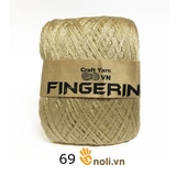 Sợi cotton bóng Fingering TRƠN