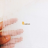 Canvas lỗ vuông nẹp túi xách, mũ