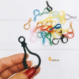 Móc khóa nhựa treo thú bông (gói 10 cái)