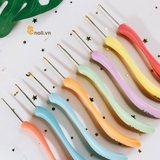 Bộ kim móc cán cong 8 cây - Móc sợi