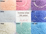 Cườm tròn đục lõi màu 2mm