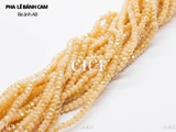 Dây pha lê bánh cam 4mm