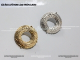 Cài áo lưới kim loại cài áo tròn mặt lưới 3.9cm