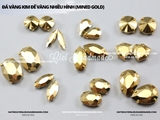 Hạt đá vàng kim đế vàng nhiều hình (Mined gold)