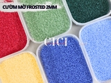 Cườm mờ frosted 2mm