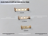 Túi 10c cài áo chốt an toàn mạ kim (KC Gold)