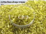 Cườm trúc lõi bạc dài 2*6mm