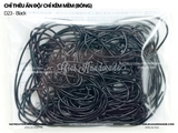 Túi 10g chỉ thêu ấn độ dạng kẽm tròn 1mm bóng (shine) mềm