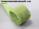 Ruy băng Voan Nhăn 5cm