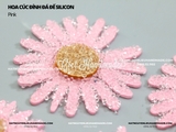 Hoa cúc mới nhất 2020 đính đá đế silicon