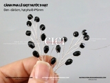 Cành pha lê giọt nước 9 hạt