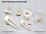 Kẹp tóc tròn nhựa cao cấp hàn quốc