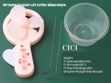 Set hũ xoay lấy cườm, kim sa, thêu tambours