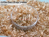 Cườm trúc lõi bạc dài 2*6mm
