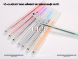 Set 2c Ruột bút sang mẫu bút bay màu khi gặp nước