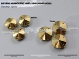 Hạt đá vàng kim đế vàng nhiều hình (Mined gold)