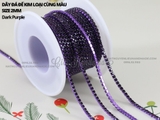 Túi 3m Dây đá đế kim loại cùng màu size 2.5mm