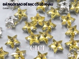 Đá ngôi sao năm cánh đế kim loại