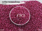 Cườm tròn trong suốt lõi bạc 2mm