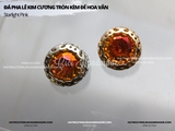 Đá pha lê kim cương tròn chóp nhọn cao cấp không đế 10mm