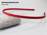 Bờm inox quấn sẵn satin