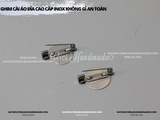 Ghim cài áo đĩa cao cấp inox không gỉ cài áo an toàn