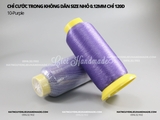Chỉ cước màu thêu, đính nhiều màu trong không dãn size nhỏ 0.12mm