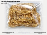 Túi 10g chỉ thêu ấn độ dạng kẽm xoắn nhăn mềm 1,5mm