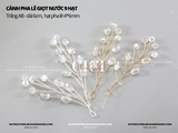 Cành pha lê giọt nước 9 hạt