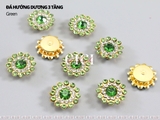 Đá hướng dương 3 tầng đế trắng/vàng