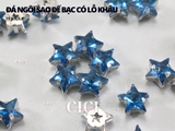 Đá ngôi sao năm cánh đế kim loại