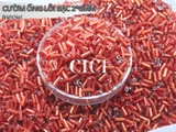 Cườm trúc lõi bạc dài 2*6mm