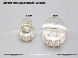 Kẹp tóc tròn nhựa cao cấp hàn quốc