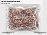 Túi 10g chỉ thêu ấn độ dạng kẽm xoắn nhăn mềm 1,5mm