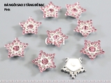 Đá ngôi sao 3 tầng đế bạc