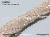Dây pha lê thoi 4mm (90 hạt/dây)