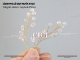 Cành pha lê giọt nước 9 hạt