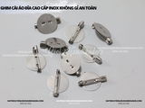 Ghim cài áo đĩa cao cấp inox không gỉ cài áo an toàn